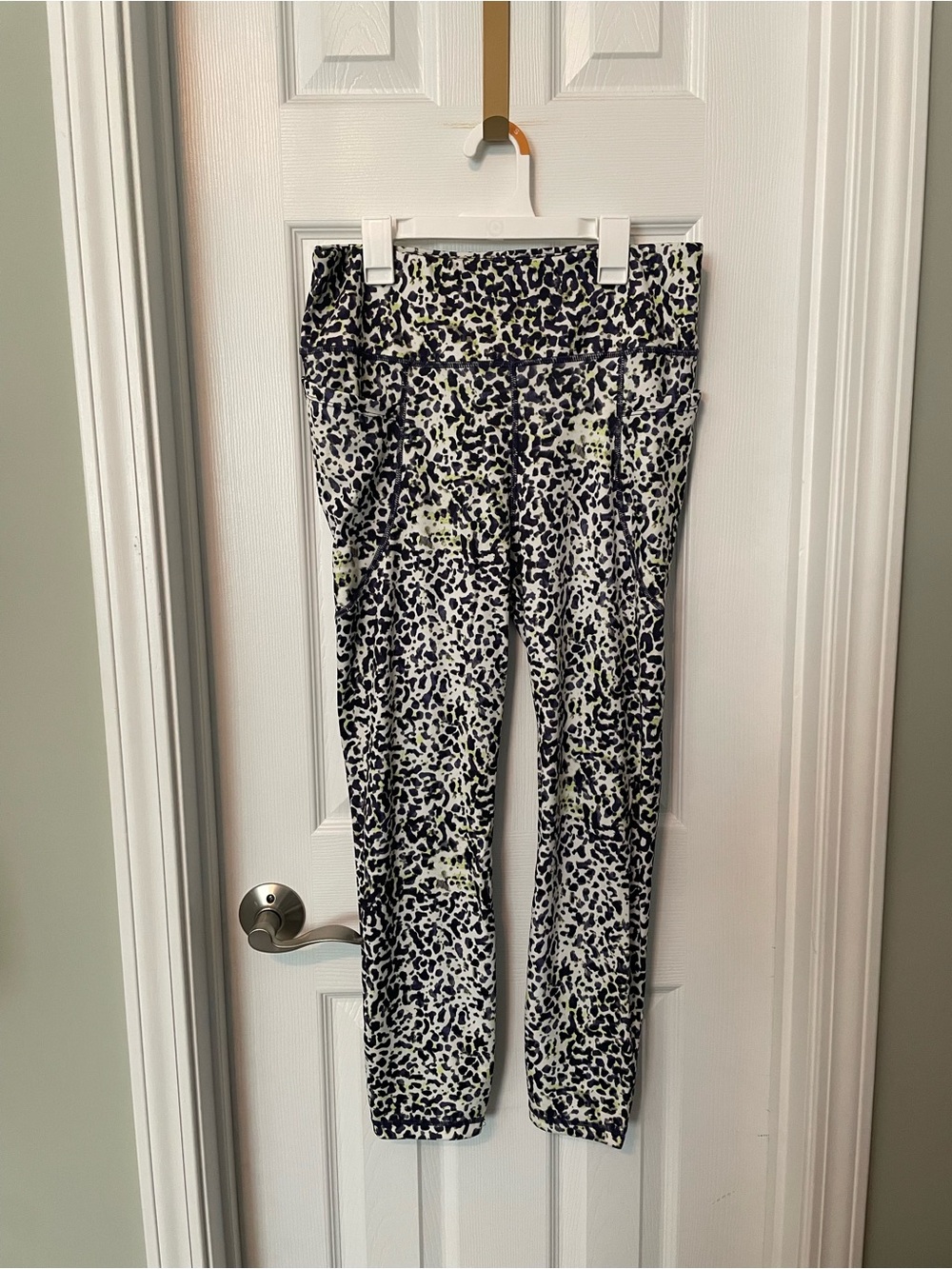 Bebe Sport Leopard Print High-rise Athletic Leggings